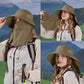 Sun Hat for Men Women with Neck Flap