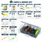 8FT Telescopic Spinning Rod & Reel Travel Kit with Storage Bag