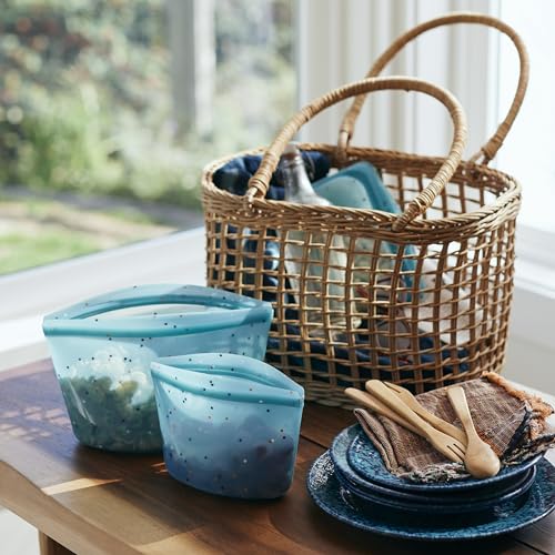 Silicone Reusable Food Storage Bags (4 Count)