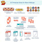 KeepGoing Daniel Tiger’s Small Travel First Aid Kit Kids (60 Count)