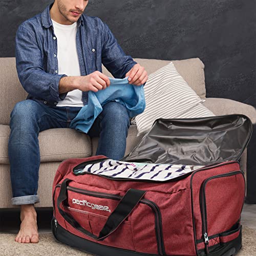 Duffel Bag with Rolling Wheels