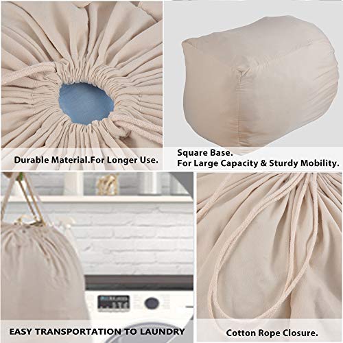Washable Laundry Bags with Handles (2 Count)