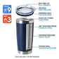 20oz Stainless Steel Tumblers Bulk (4 Count)
