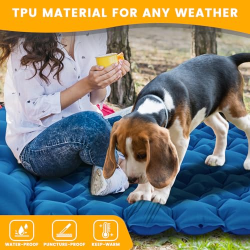 Sleeping Pad Compact Sleeping Pad for Camping with Pillow Built