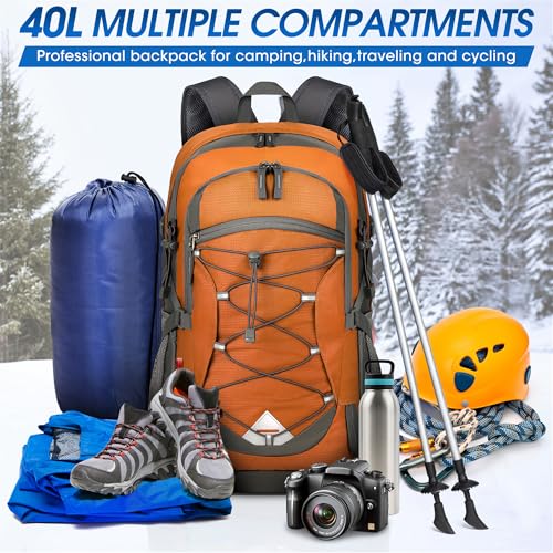 Hiking Backpack 40L Packable Lightweight Camping Daypack Men Women
