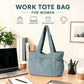 Oversized Work Tote Bag for Women with 40oz Cup Holder