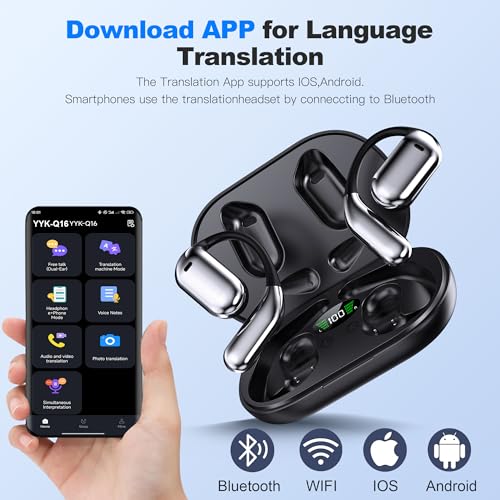 AI Translation Earbuds Real Time (2 Count)