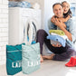 2 Pcs Large Travel Laundry Bag Washable Waterproof Wet Bag Dirty Clothes Bag Swimsuit Workout Bag for Gym Clothes Laundry Wet Clothes Swimming Pool Yoga College Dorm (2 Count)
