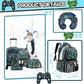 Kid’s Luggage Set 5 Piece Suitcase Set 16’’ Hardside Luggage with Spinner Wheels Girls Boys Carry on Luggage Travel Rolling Luggage Airline Approved (5 Count)