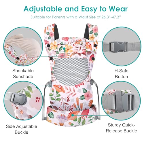 Baby Carrier Breathable Infant Carriers for 7