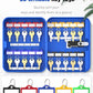 20 Keys Key Lock Box with Code (20 Count)