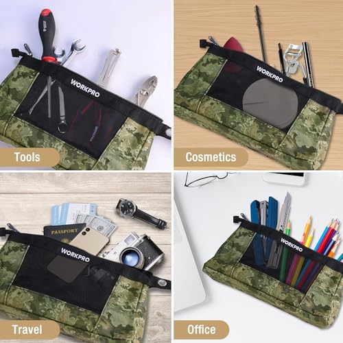12" Tool Pouches with Zipper