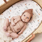 Stretch Fitted Bassinet Sheet Set BROLEX 2 Pack Cradle Sheets for Bassinet Pad (2 Count)