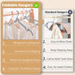 20 Pcs Foldable Travel Hangers (20 Count)