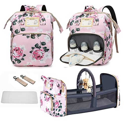 Diaper Bag Backpack with Changing Station