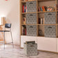 11 Inch Foldable Cube Storage Bins with Handles (24 Count)