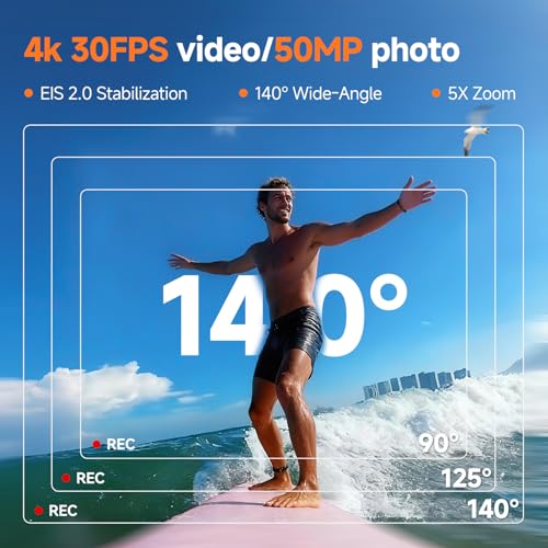 SVGo2 4K Underwater Camera with Floating Selfie Stick for Snorkeling