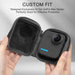Black PU Mini Carrying Case for for for Go Pro MAX2