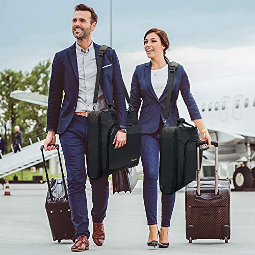 Carry On Garment Bag for Hanging Suits with Shoulder Strap
