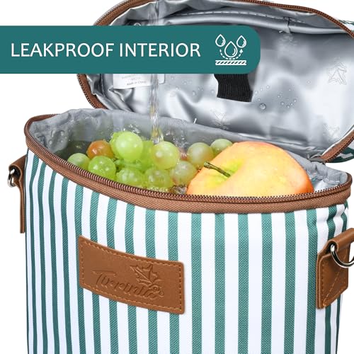 2 Bottle Insulated Wine Tote Carrier Bag