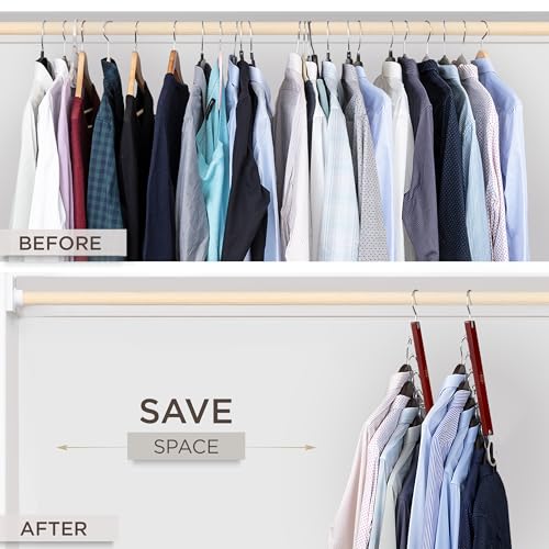 Space Saving Hangers for Closet (4 Count)