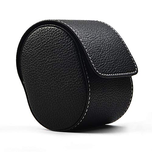 Luxury Leather Watch Storage Box Travel Single Watch Case Jewelry Gift Box for Christmas Anniversary Birthday