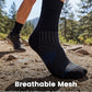3 Pairs Running Compression Socks for Men & Women Crew Socks with Cushion (3 Count)