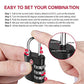 TSA Luggage Lock for Train 4 Pack