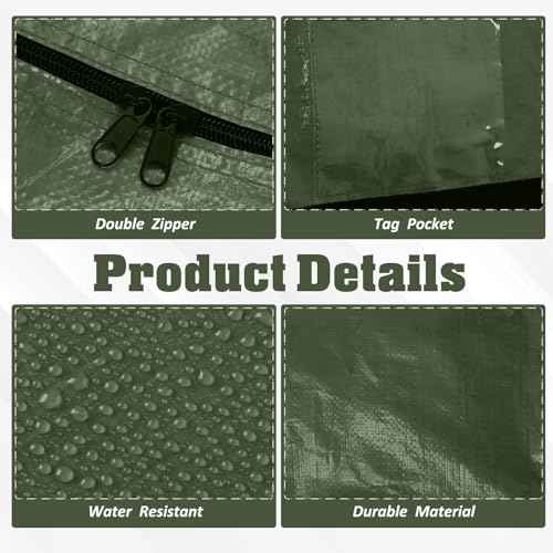 4 Pcs 194 Gallon Extra Large Moving Bags Heavy Duty Storage Bag (4 Count)
