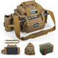 Fishing Tackle Bag with 4 3600 Tackle Boxes