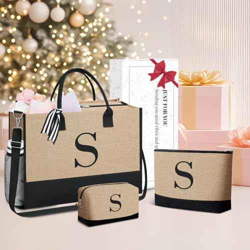 Initial Tote Bag