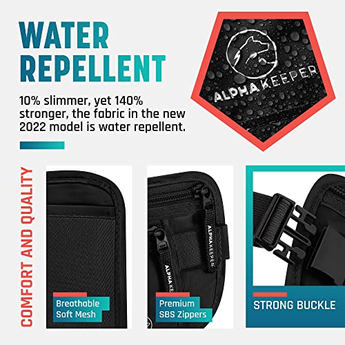 Money Belt for Travel Men Women Hidden RFID Passport Holder