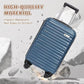 Luggage Set 3 Piece Luggage Set ABS hardshell Spinner Wheels Luggage Carry on Suitcase with Weekender bag & Toiletry bag (3 Count)