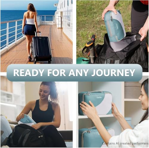 8 Set Packing Cubes for Travel (8 Count)