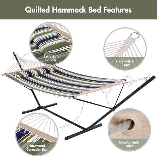 Double Hammock with Stand 12FT