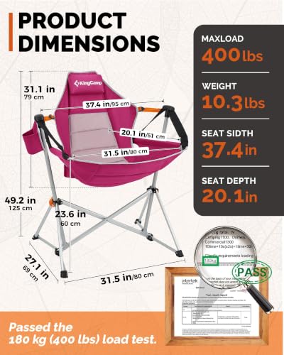 2 Pack Hammock Camping Chair (2 Count)