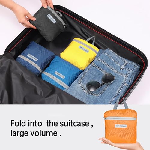 35L Foldable Waterproof Backpack For Outdoor Sports With Inside Wet Clothes Compartment Packable For Multiple Uses Ultra Lightweight Ideal For Hiking Men And Women Travel