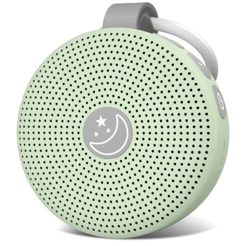 Portable Sound Machine Mini White Noise Machine Baby Shushing Brown Noise Machine with 30 Soothing Sounds for Kids Adults Dogs Auto