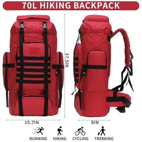 Hiking Backpack for Men 70L