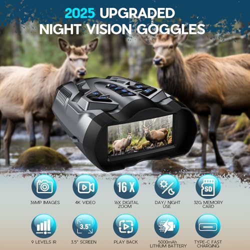 4K Night Vision Goggles for Adult