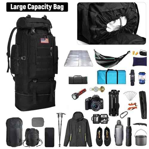 100L Hiking Backpack for Men