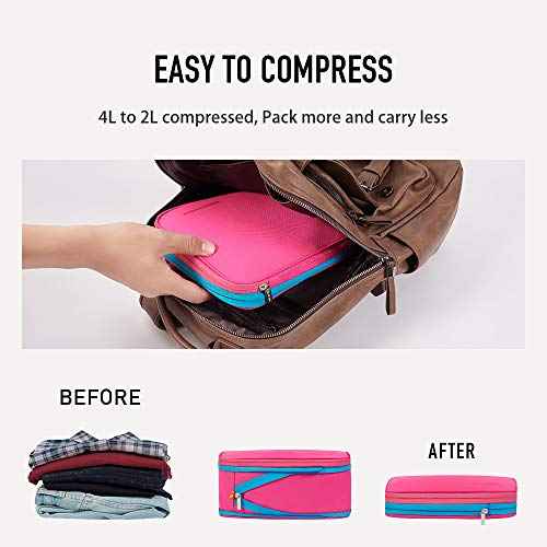 Compression Packing Cube 4L Waterproof Travel Organizer