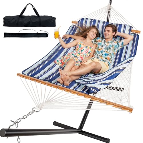 2 Person Double Hammock with Stand