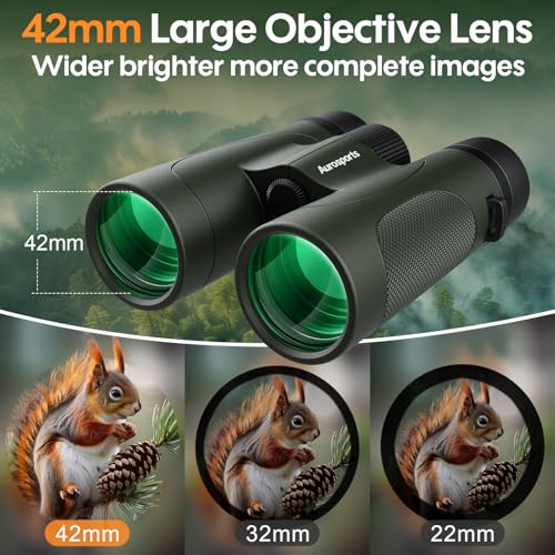 12x42 Binoculars for Adults High Powered