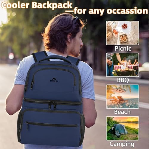 Cooler Backpack Insulated Waterproof (40 Count)