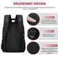 Soccer Backpack Bag with Ball Holder Ventilated Shoe Compartment Large Capacity Sports Gear Bag for Basketball Volleyball Gym