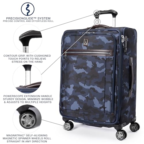 Platinum Elite Checked Luggage Spinner
