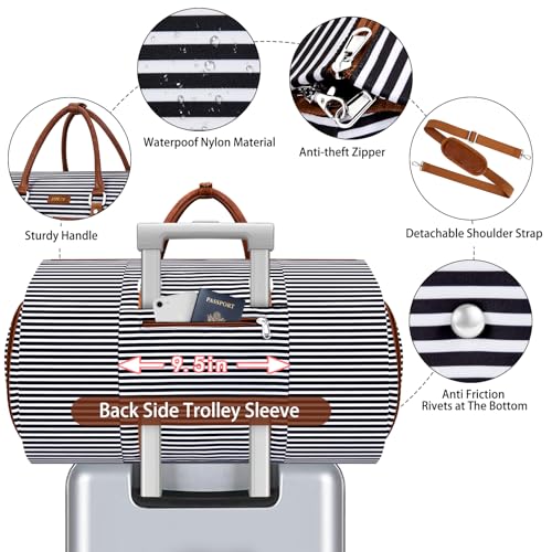 Garment Bag for Travel Convertible Carry on Travel Duffel Bag for Men Women