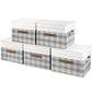 Collapsible Storage Bins with Lids (5 Count)
