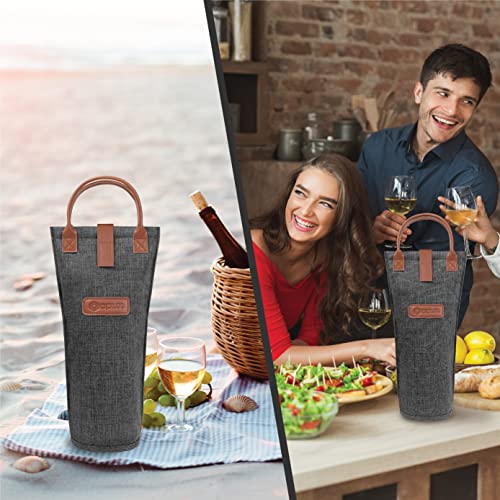 Single Bottle Wine Bag Carrier